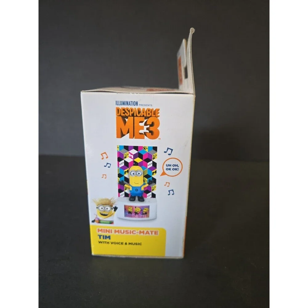 Despicable Me3 Mini Music-Mate Tim With Voice & Music New In Box Tested